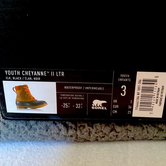 Sorel youth cheyanne II LTR - Picture 4 of 8